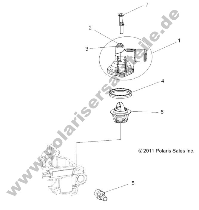 ENGINE, THERMOSTAT and COVER ENGINE, THERMOSTAT and COVER