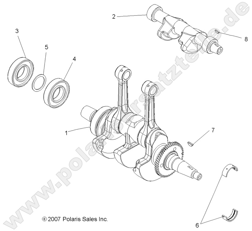 ENGINE, CRANKSHAFT and BALANCE SHAFT ENGINE, CRANKSHAFT and BALANCE SHAFT