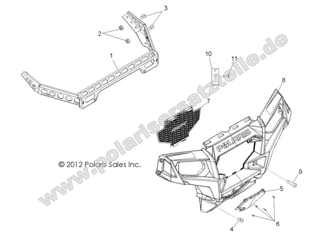 BODY, FRONT BUMPER BODY, FRONT BUMPER
