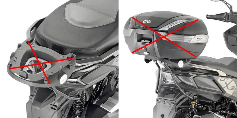 Givi Topcaseträger für Monokey und Monolock Koffer - Kymco DTX 360 2021-22
