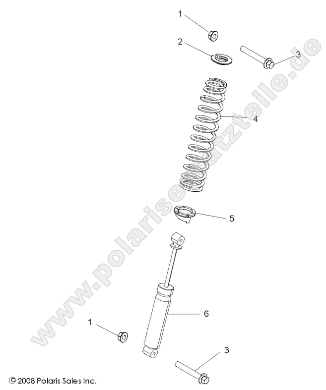 SUSPENSION, REAR SHOCK MOUNTING SUSPENSION, REAR SHOCK MOUNTING