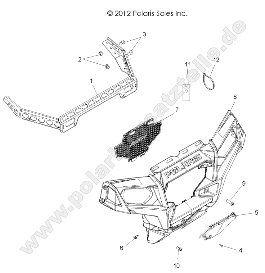 BODY, FRONT BUMPER BODY, FRONT BUMPER