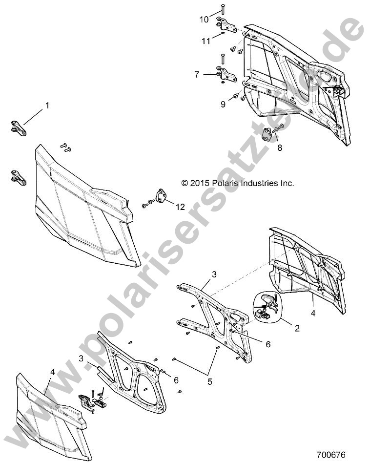 BODY, DOORS, REAR BODY, DOORS, REAR