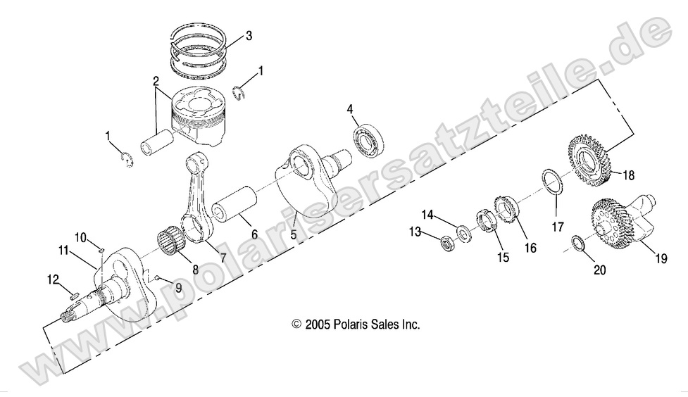 Crankshaft and Piston
