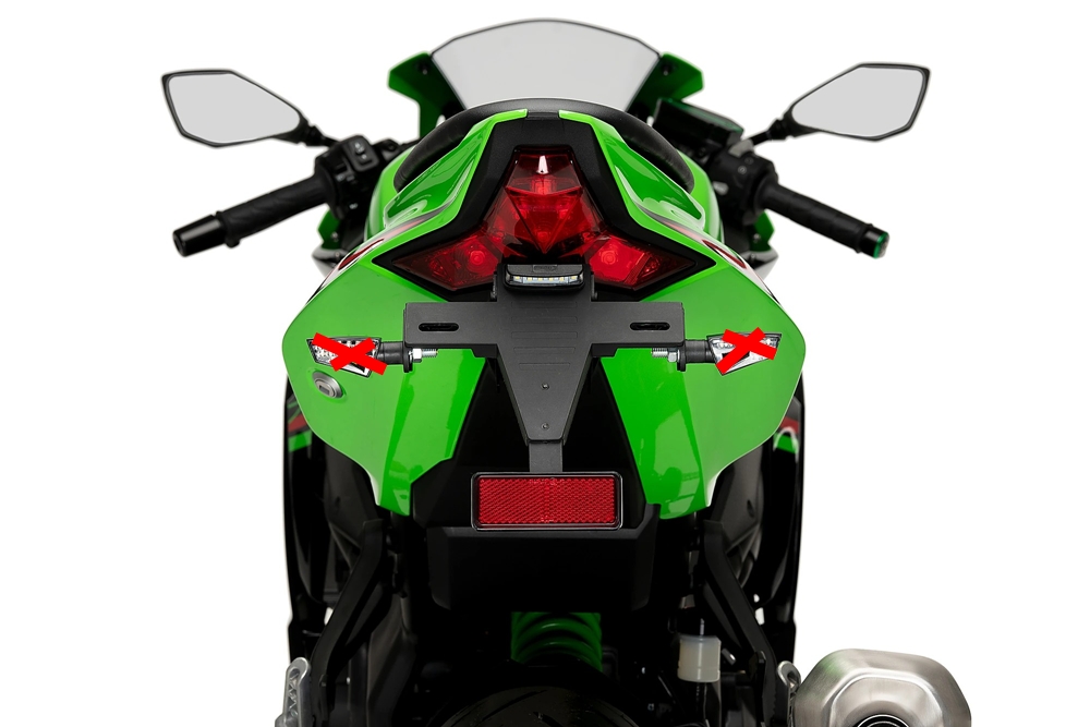 Puig Kennzeichenhalter Set - Kawasaki ZX-4R /RR Ninja 2024-26 - 21836N Puig Kennzeichenhalter Set - Kawasaki ZX-4R /RR Ninja 2024-26 - 21836N