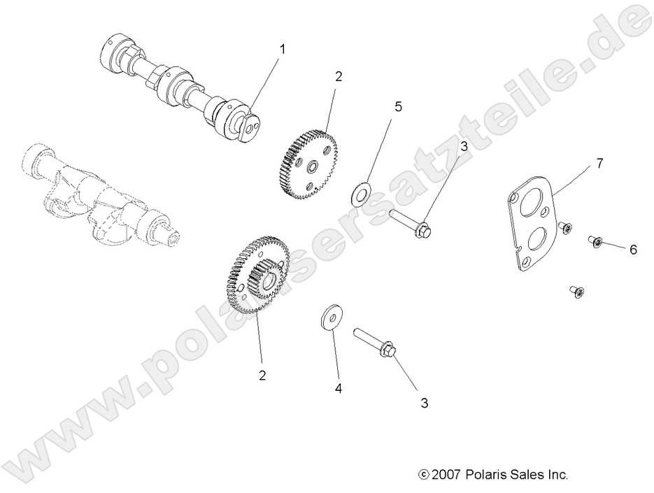 ENGINE, CAMSHAFT and GEARS ENGINE, CAMSHAFT and GEARS