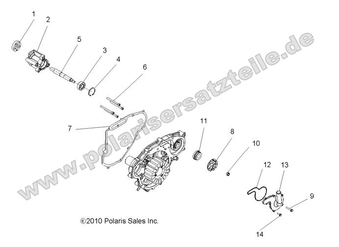 ENGINE, OIL PUMP and WATER PUMP