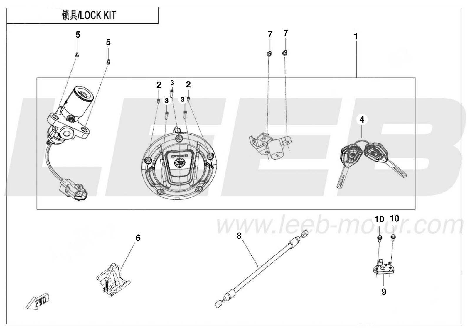 F01 LOCK KIT F01 LOCK KIT