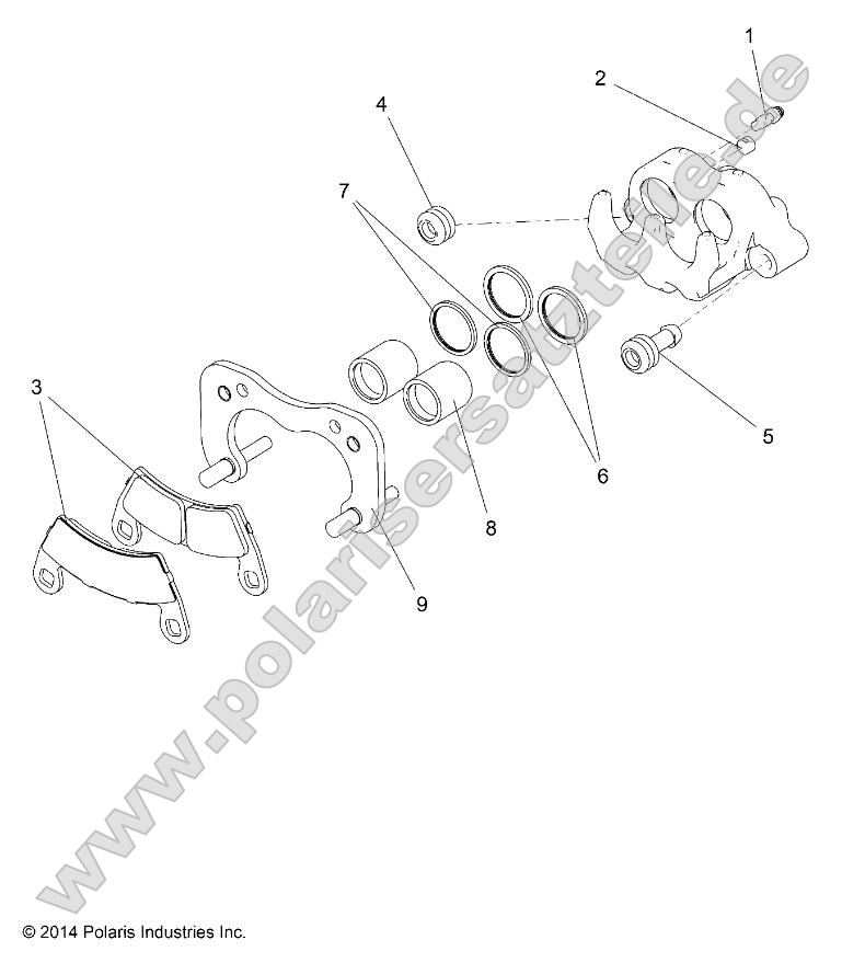 Brakes, Rear Caliper Brakes, Rear Caliper