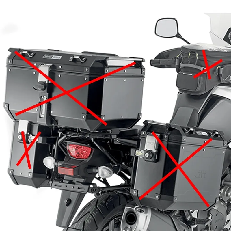 Givi Seitenkofferträger PLO3118CAM für Monokey CAM Side Koffer - Suzuki DL 1050 /DE V-Strom