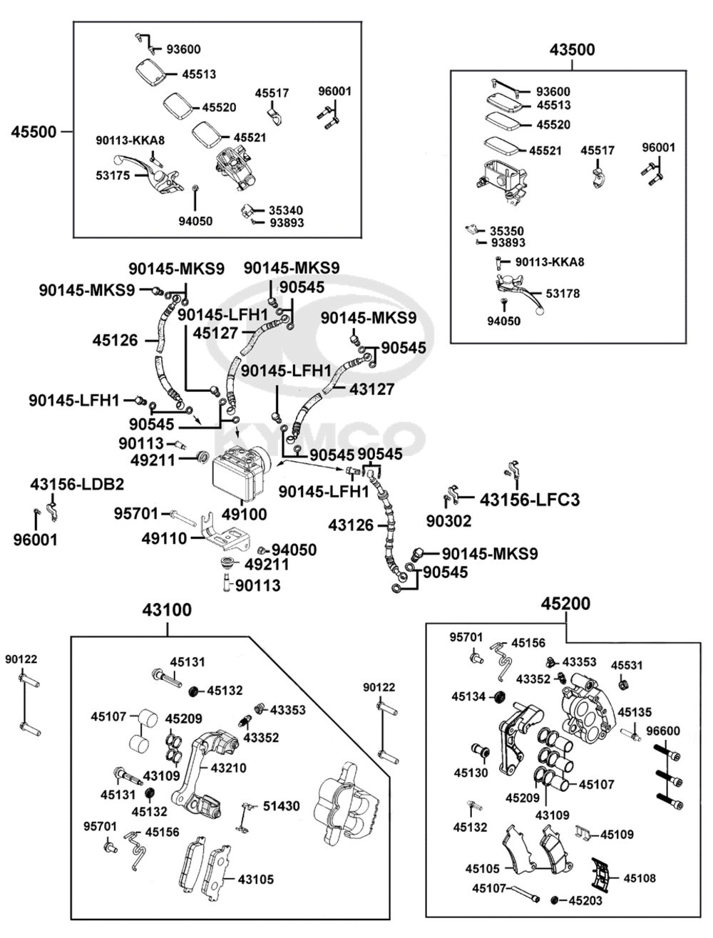Hauptbremszylinder vo.,Bremsschläuche & ABS Steuergerät Hauptbremszylinder vo.,Bremsschläuche & ABS Steuergerät