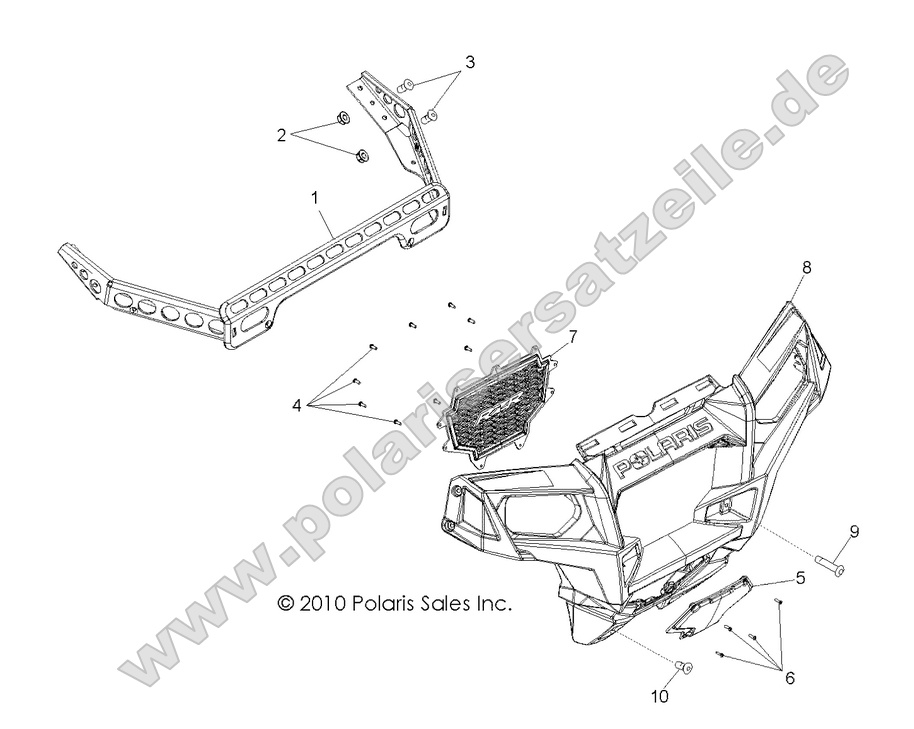 BODY, FRONT BUMPER BODY, FRONT BUMPER