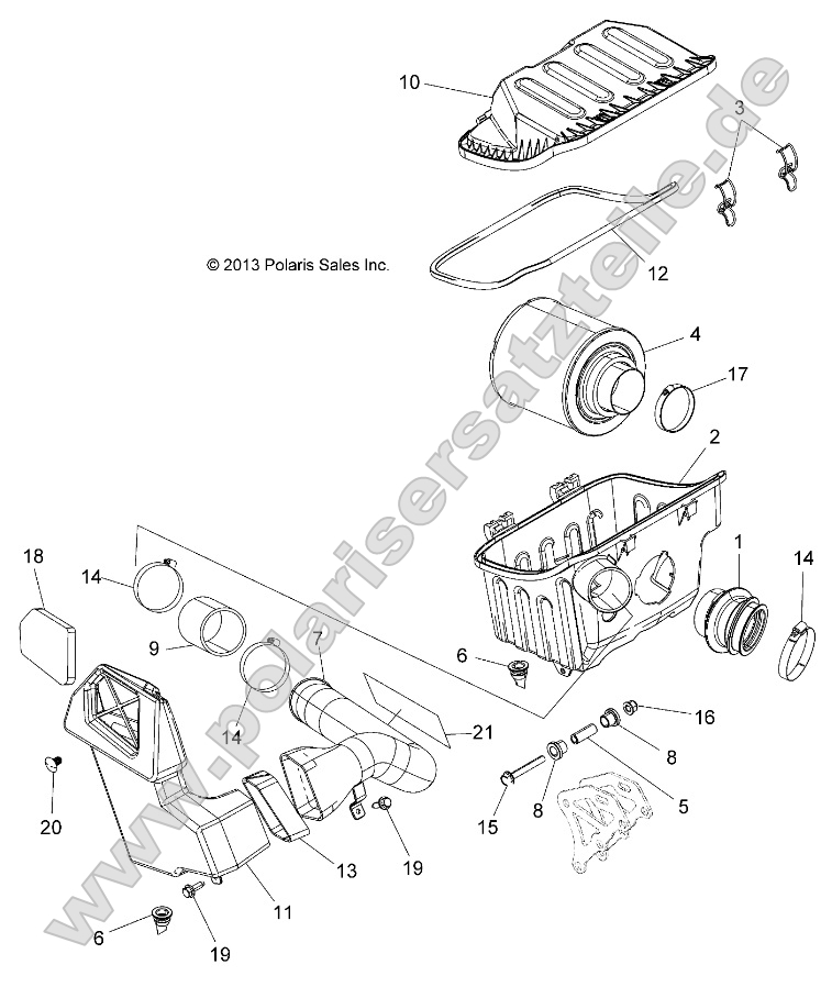 Engine, Air Intake System