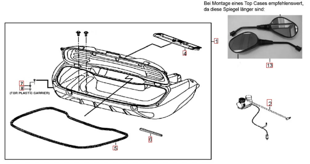 Top case 135l Top case 135l