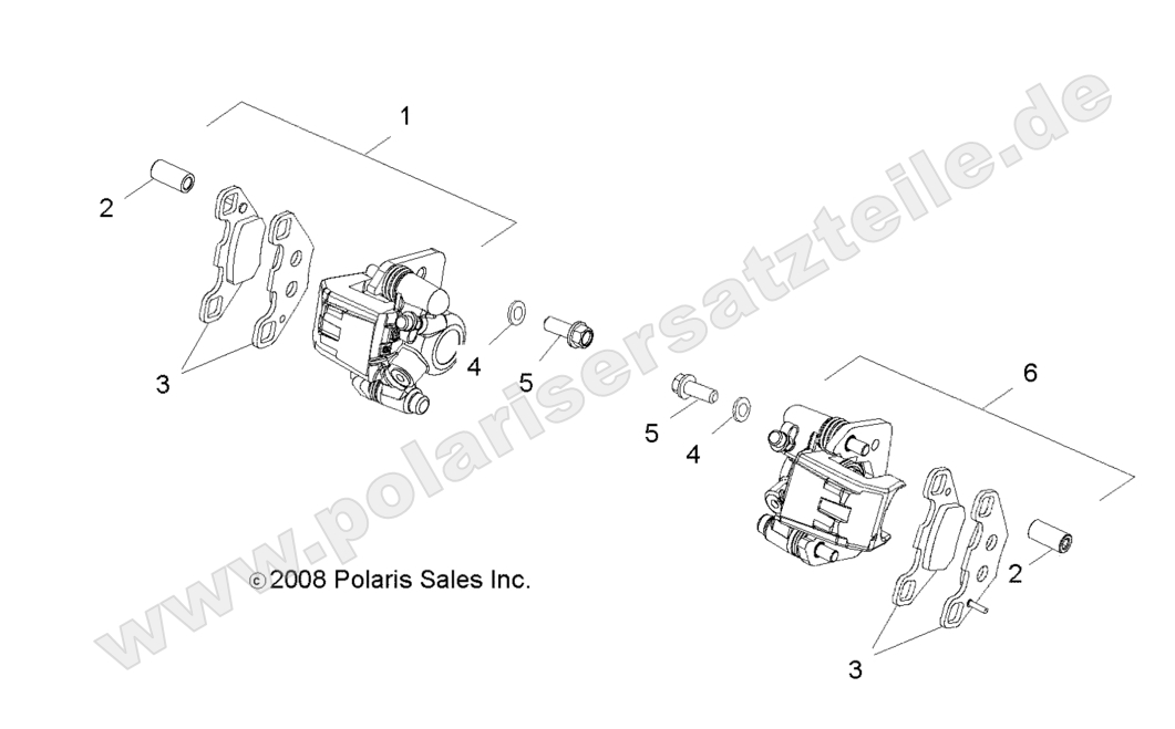 BRAKES, CALIPER, FRONT BRAKES, CALIPER, FRONT