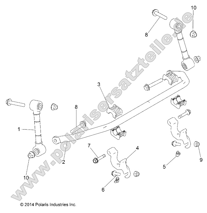 Suspension, Stabilizer Bar, Front Suspension, Stabilizer Bar, Front