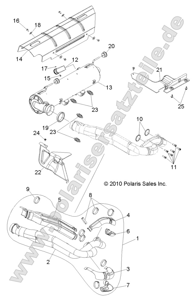 ENGINE, EXHAUST SYSTEM ENGINE, EXHAUST SYSTEM