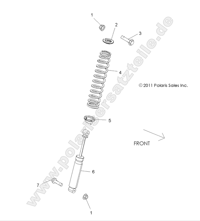 SUSPENSION, REAR SHOCK MOUNTING SUSPENSION, REAR SHOCK MOUNTING