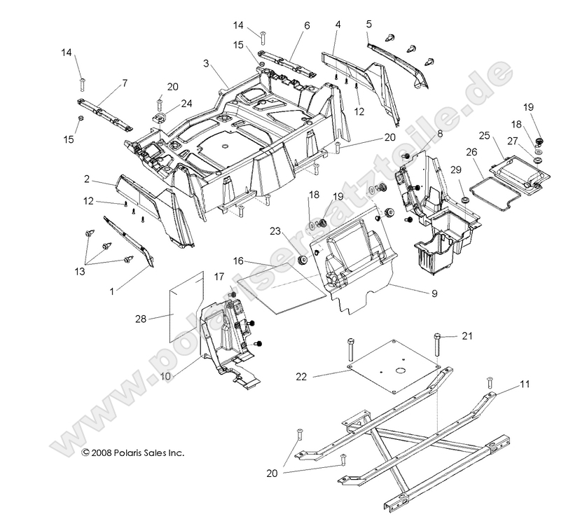 body rear rack and fenders body rear rack and fenders