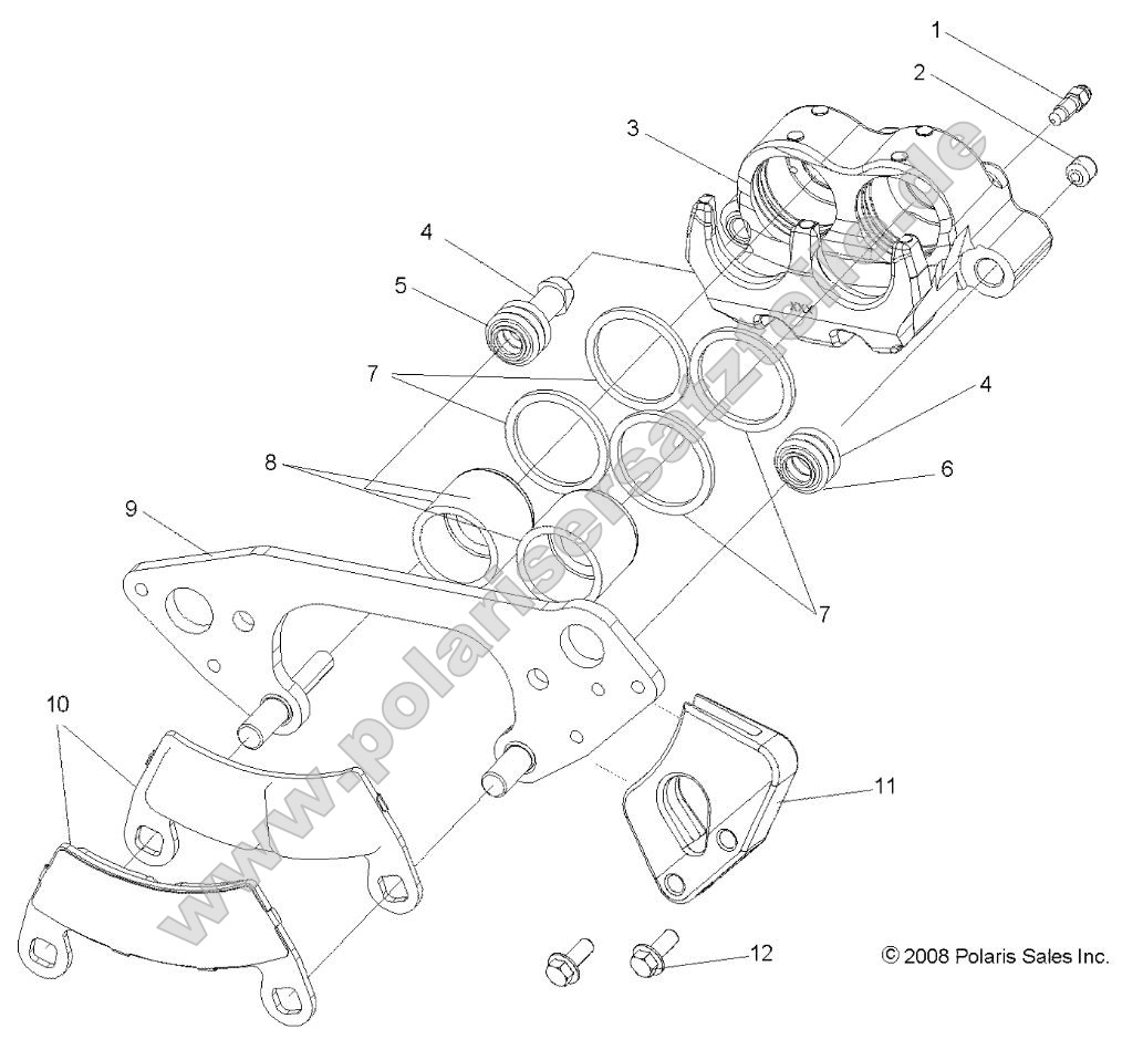 Brakes, Front Caliper Brakes, Front Caliper