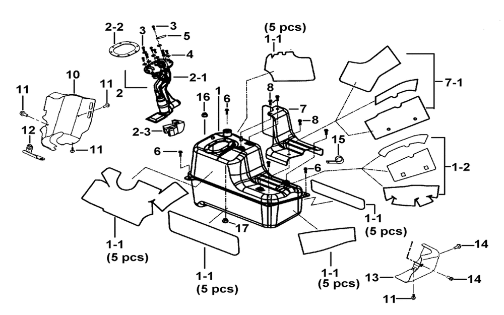 Benzintank & Kraftstoffpumpe Benzintank & Kraftstoffpumpe