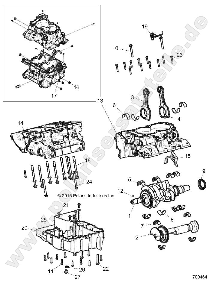 ENGINE, CRANKCASE AND CRANKSHAFT ENGINE, CRANKCASE AND CRANKSHAFT