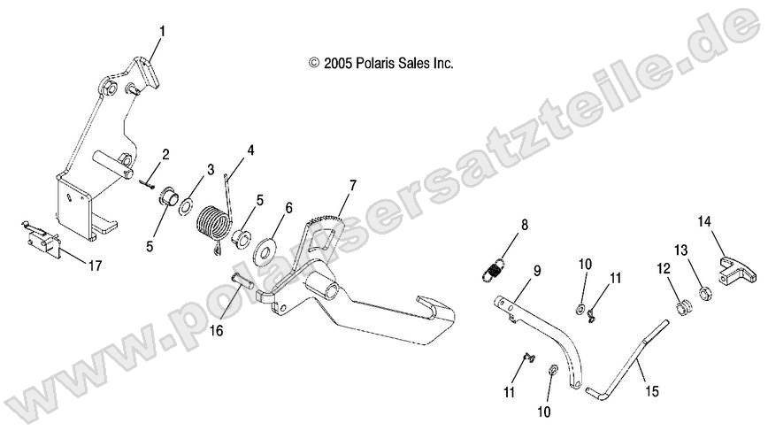 Brake, Park Pedal