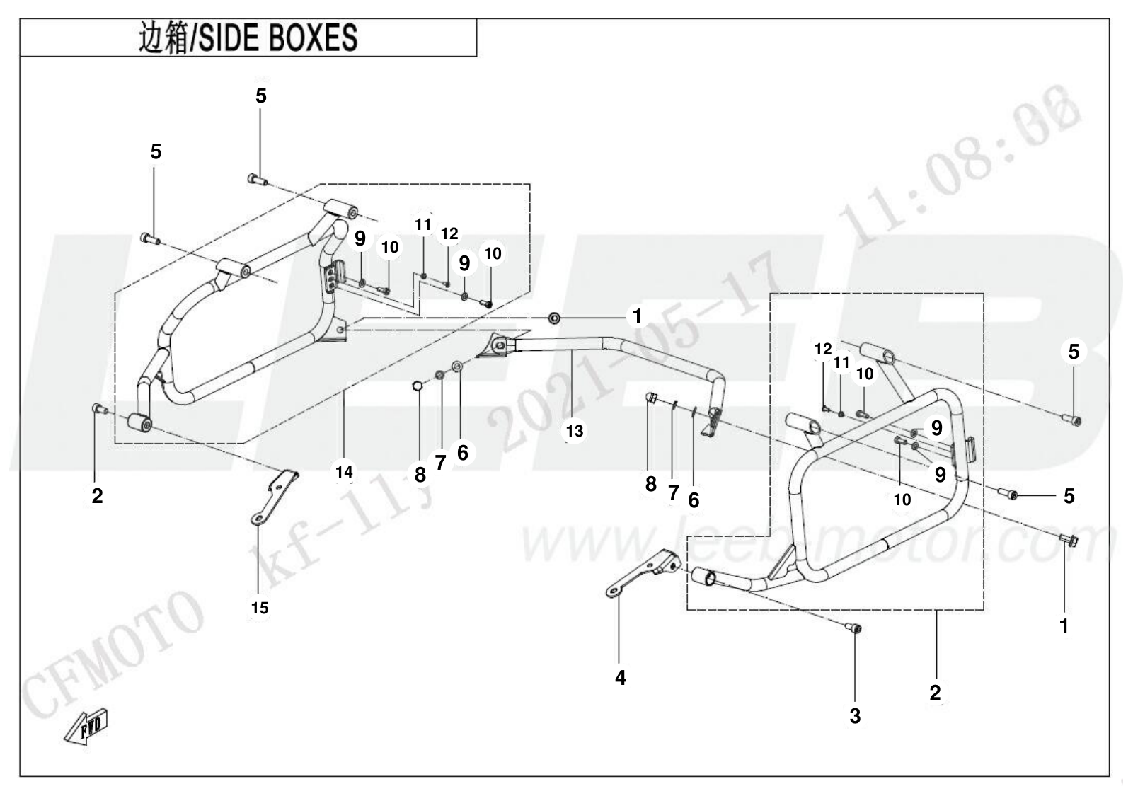 F22 SIDE BOX BRACKET F22 SIDE BOX BRACKET