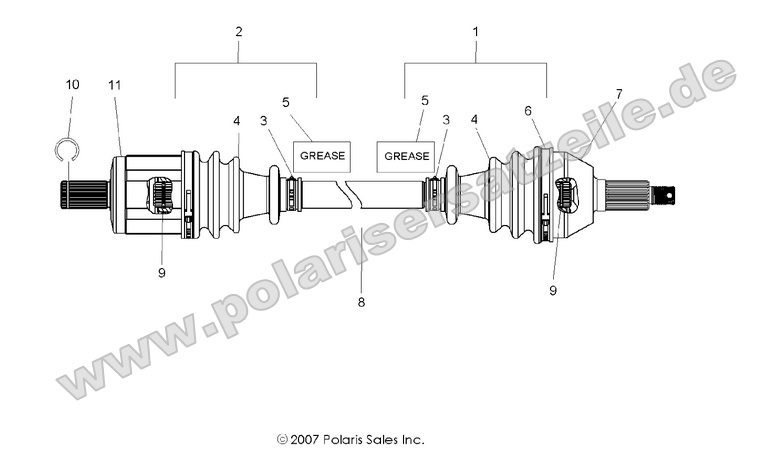 drive train front half shaft drive train front half shaft
