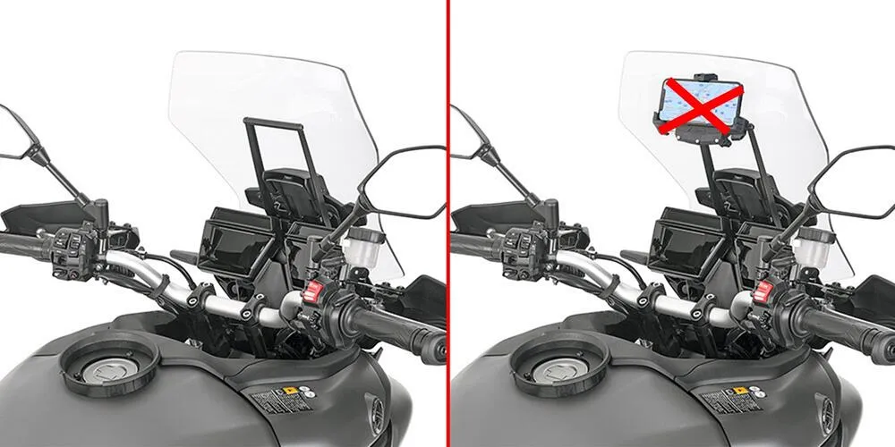 Givi Querstange für Smartphone & Navihalterung am Windschild - Yamaha Tracer 9 / GT 2021-23