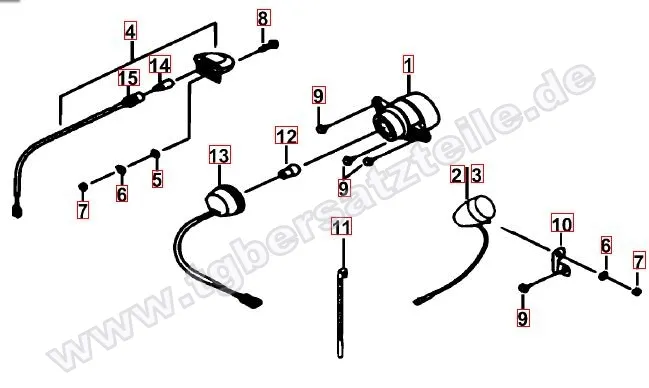 Rücklicht - Blinker hinten