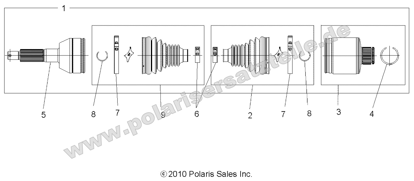Drive Train, Rear Drive Shaft