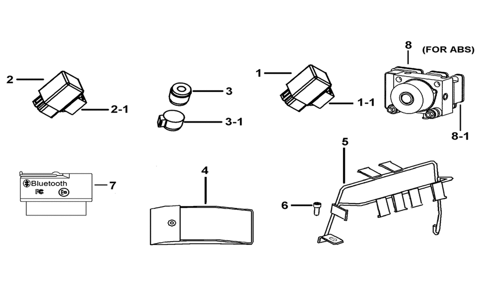 ABS Steuergerät, Blinkerrelais & Elektrische Bauteile ABS Steuergerät, Blinkerrelais & Elektrische Bauteile