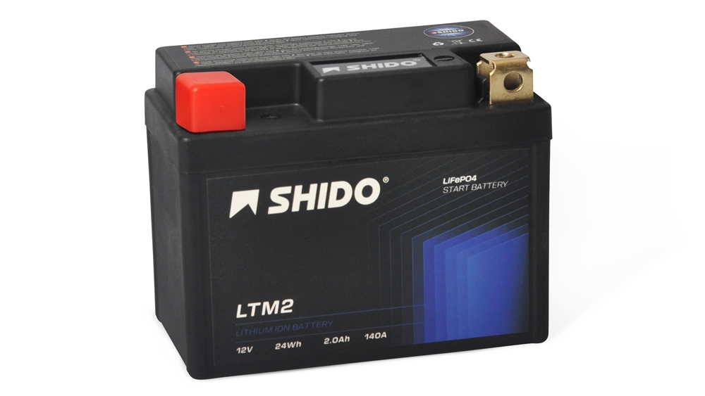 Shido LTM2 Lithium Ionen Batterie 12V LiFePO4 (HJ01) Shido LTM2 Lithium Ion Batterie 12V 24 Wh