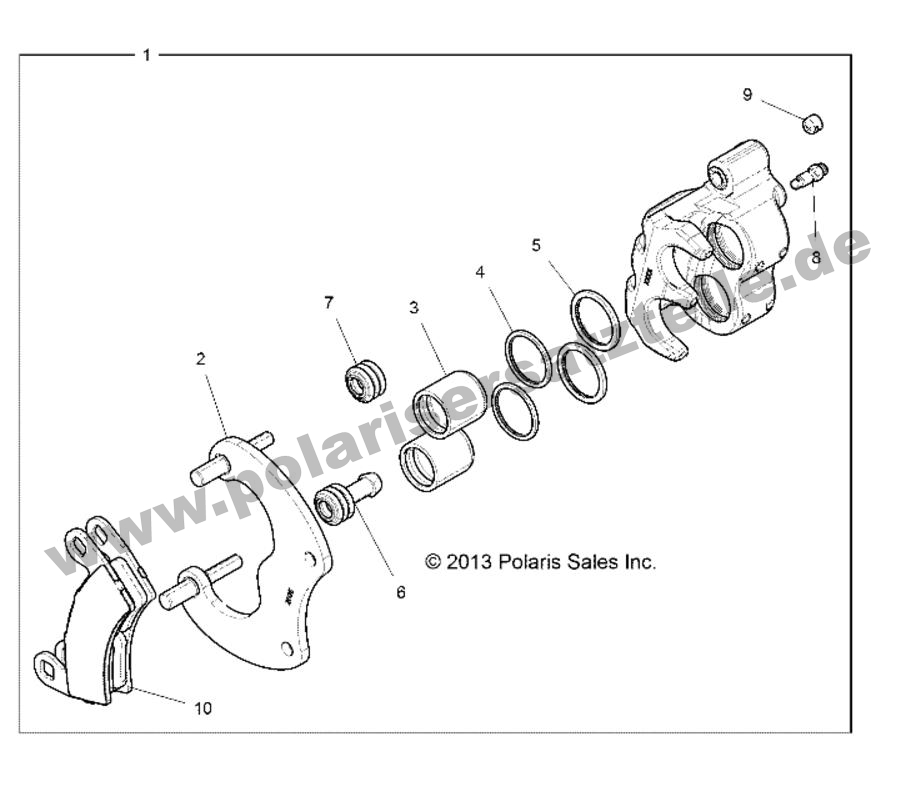 BRAKES, REAR CALIPER BRAKES, REAR CALIPER