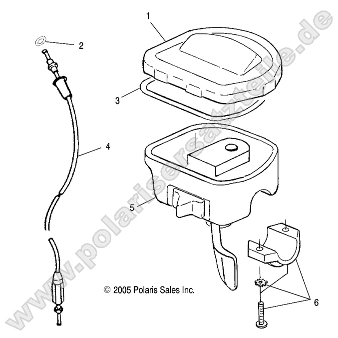 CONTROLS, THROTTLE ASM/CABLE