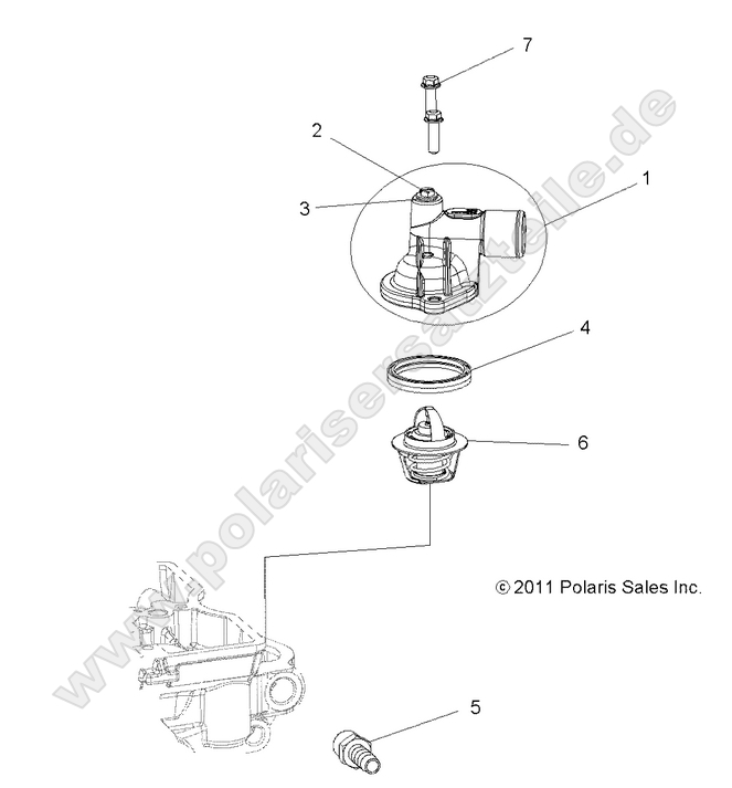 ENGINE, THERMOSTAT and COVER ENGINE, THERMOSTAT and COVER