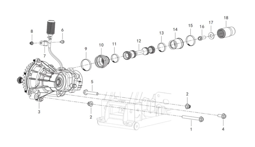 Vorderachsgetriebe Vorderachsgetriebe