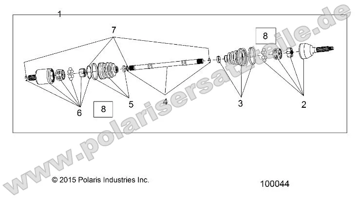 Drive Train, Front Half Shaft