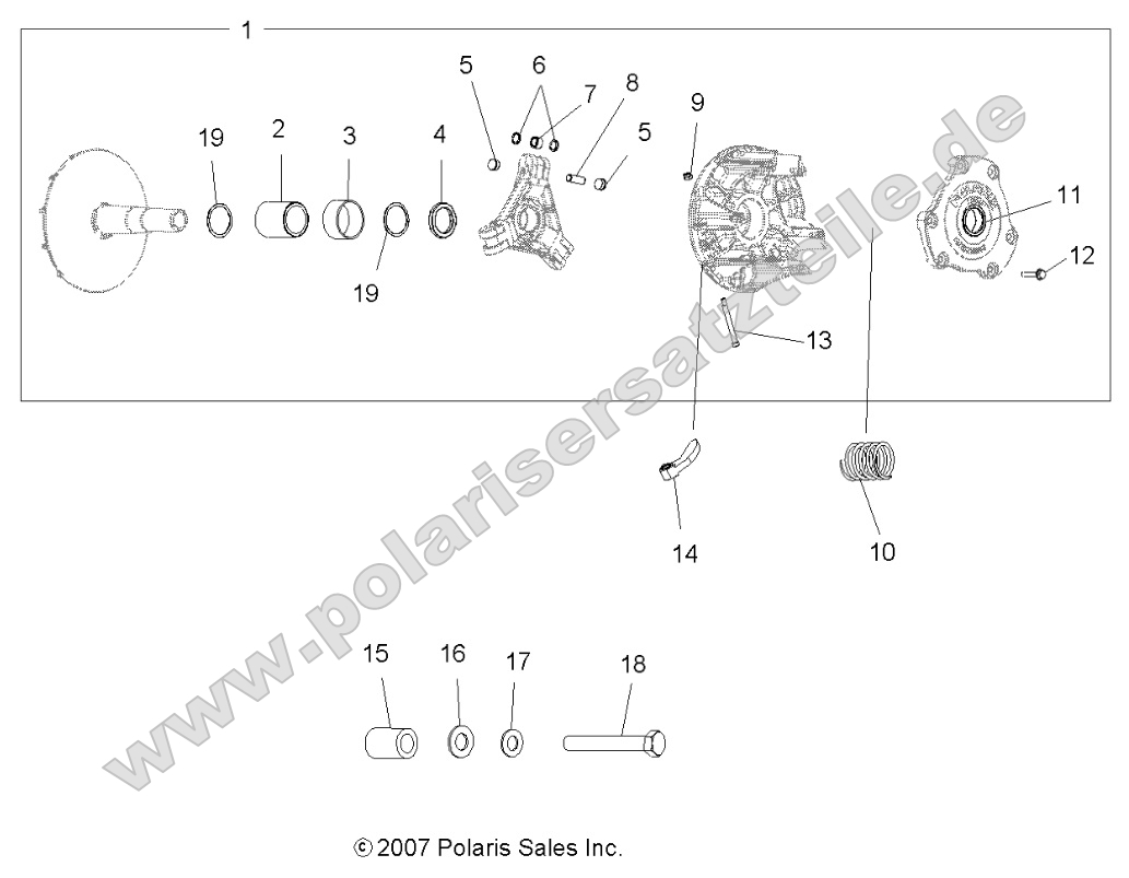 Drive Train, Primary Clutch