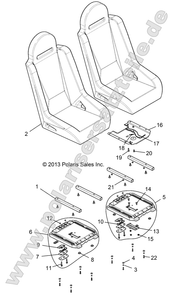 BODY, SEAT ASM. AND SLIDER BODY, SEAT ASM. AND SLIDER