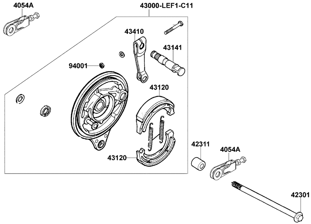 Bremse hinten Bremse hinten