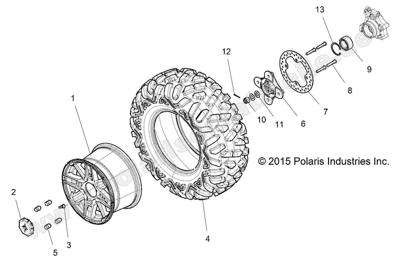 WHEELS, REAR WHEELS, REAR