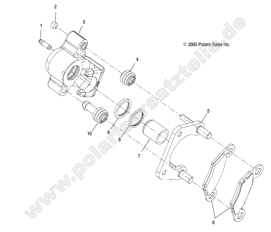 BRAKES, REAR CALIPER BRAKES, REAR CALIPER