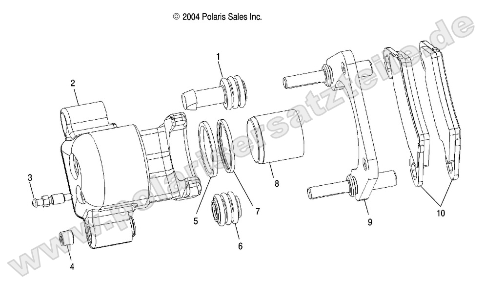 REAR BRAKE CALIPER 2X4 4X4 REAR BRAKE CALIPER 2X4 4X4