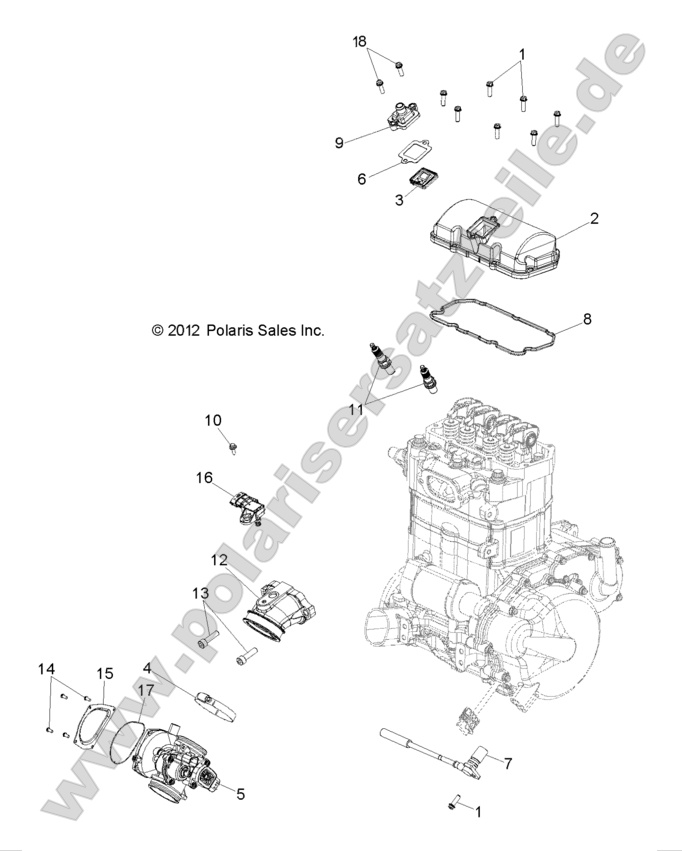 ENGINE, THROTTLE BODY and VALVE COVER ENGINE, THROTTLE BODY and VALVE COVER