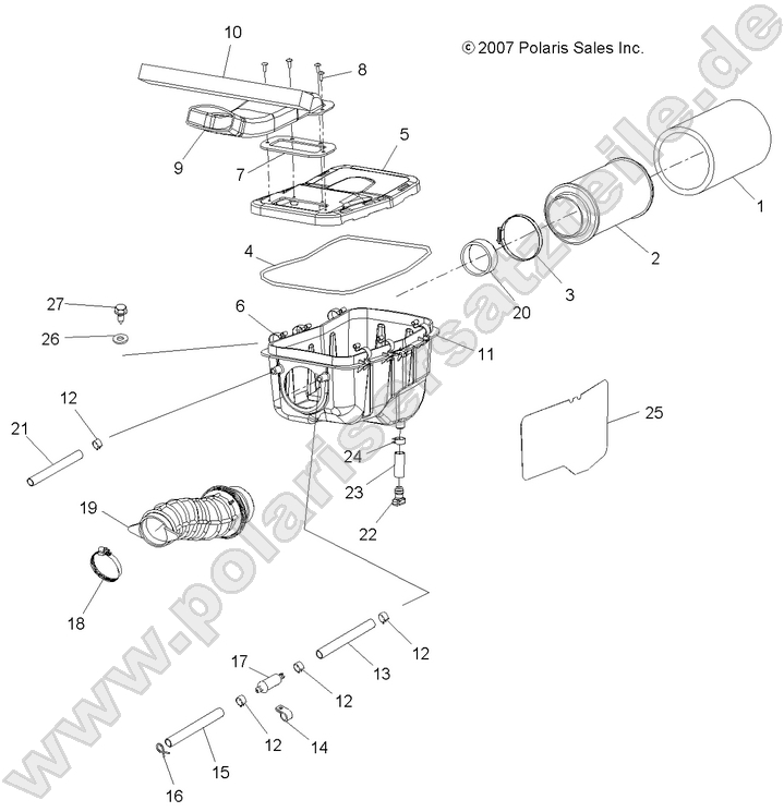 ENGINE, AIR INTAKE SYSTEM ENGINE, AIR INTAKE SYSTEM