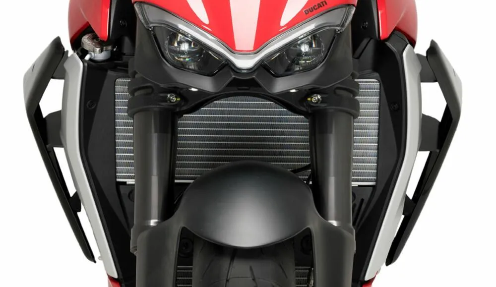 Puig Naked Side Downforce Spoiler - schwarzmatt - Ducati Streetfighter V2 - 21475J