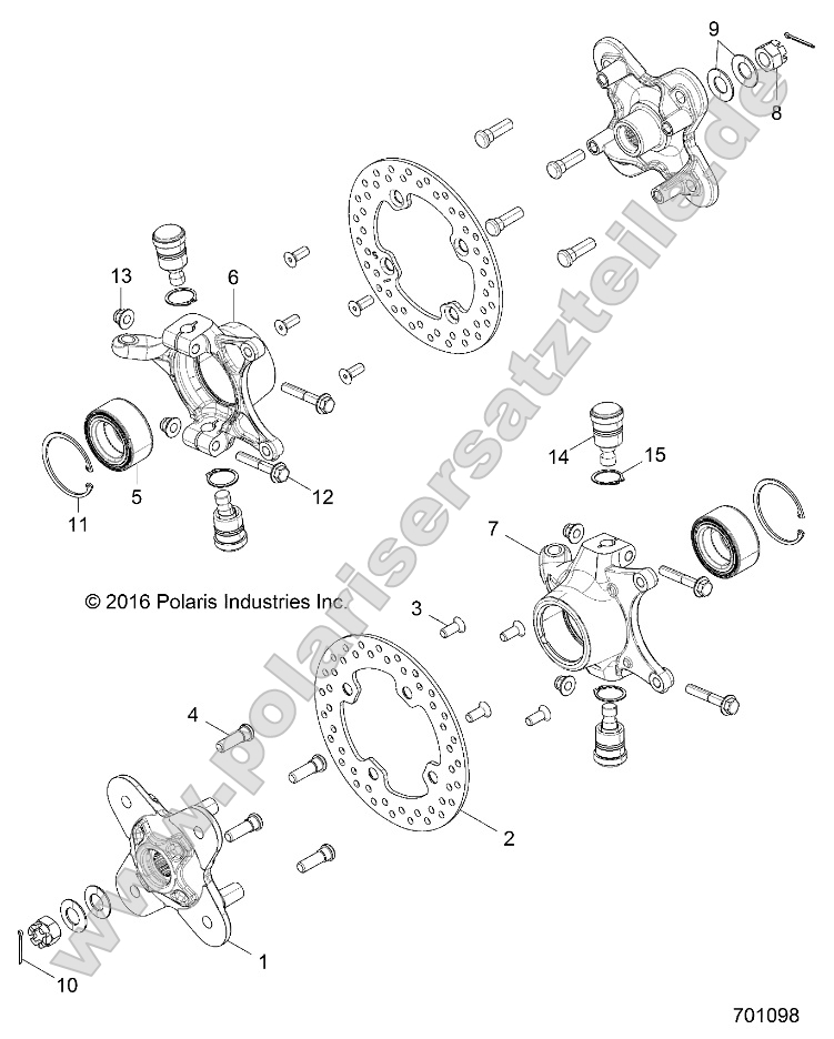Suspension, Front Carrier Suspension, Front Carrier