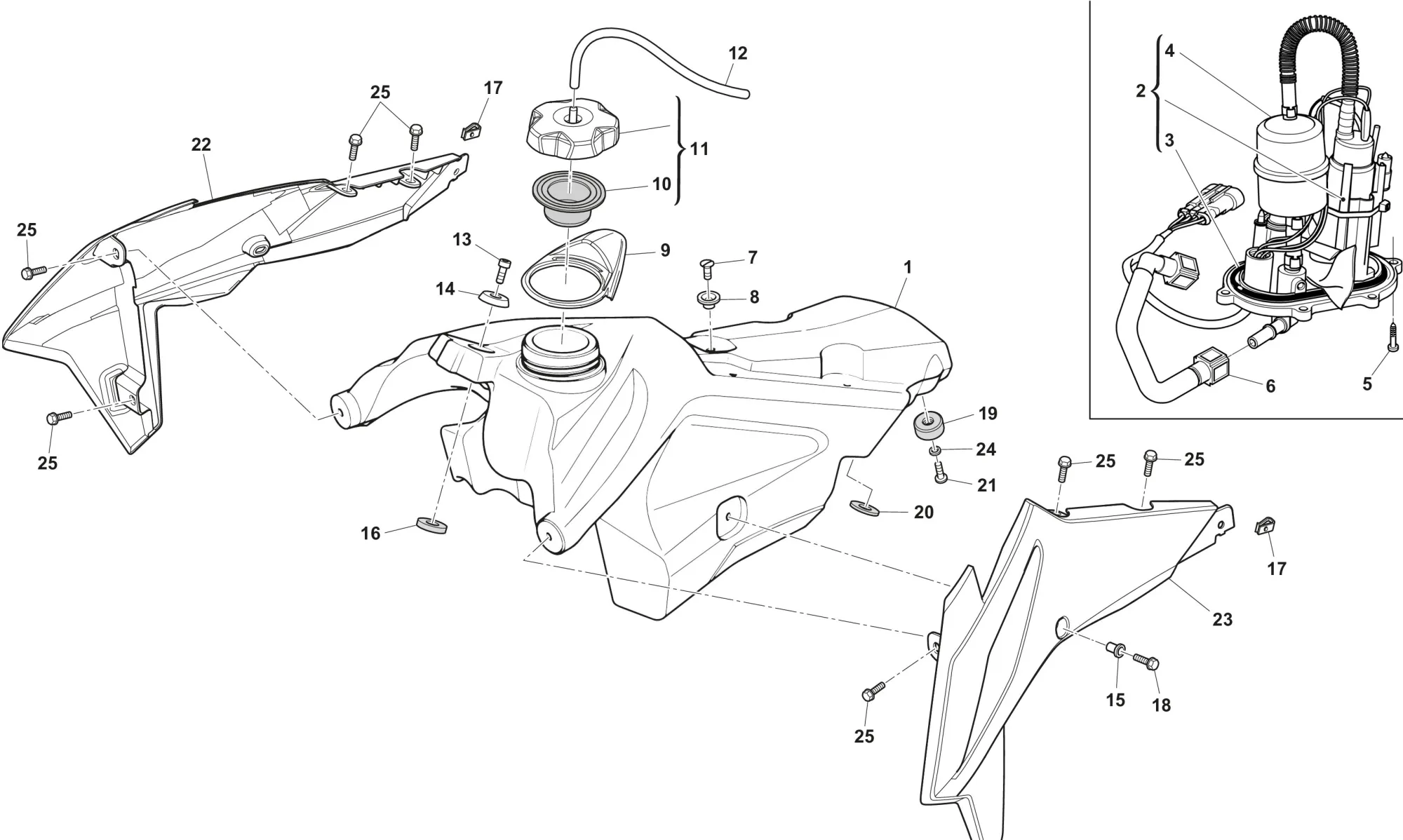 Kraftstofftank RS 300